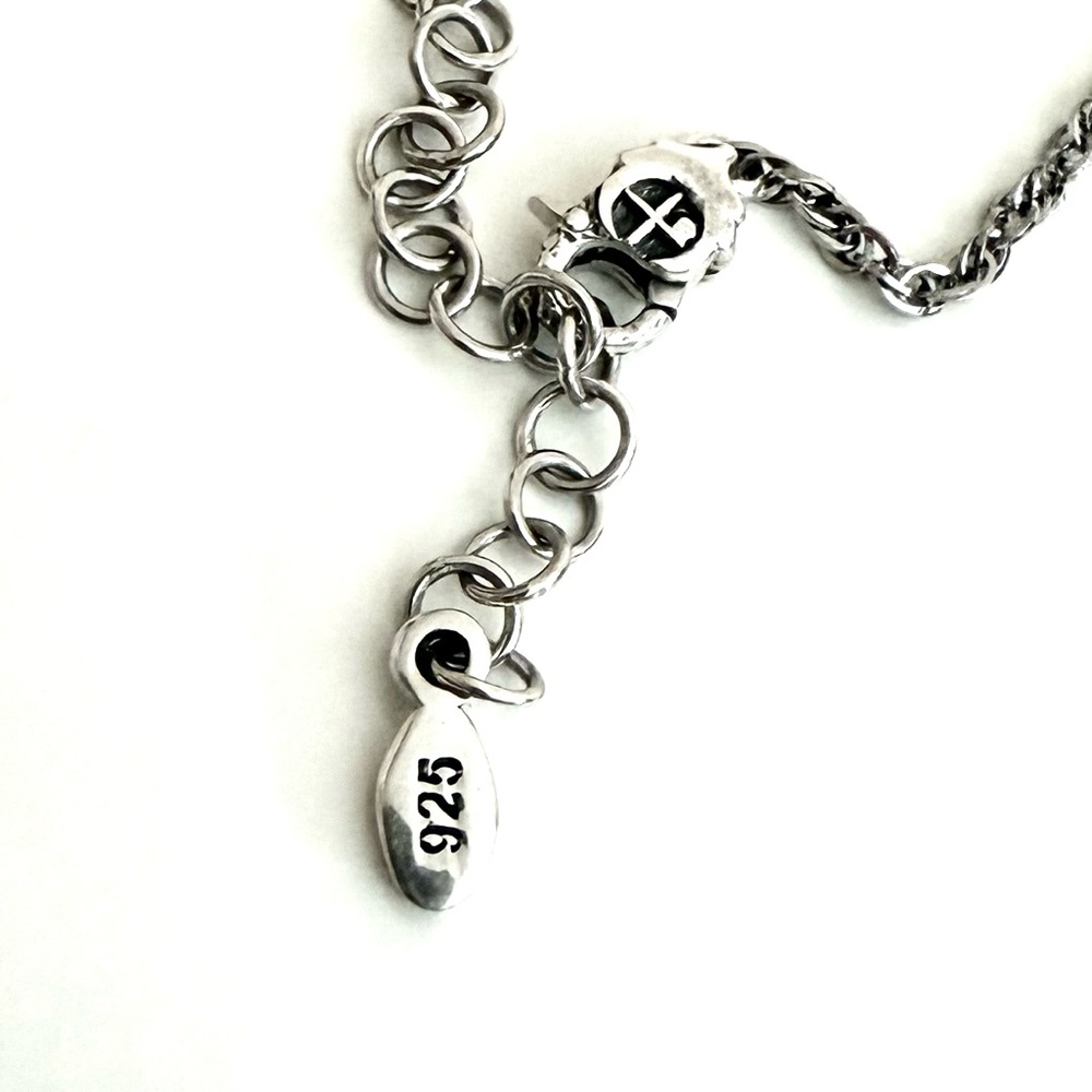 Etah Love Honora Sterling Silver and Onyx Necklace - Picture 4 of 6